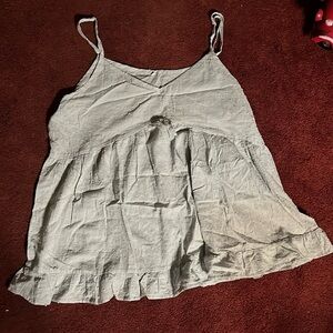 Women’s light blue tank top